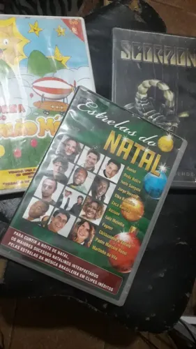dvds estrelas do natal balaão magico scorpions