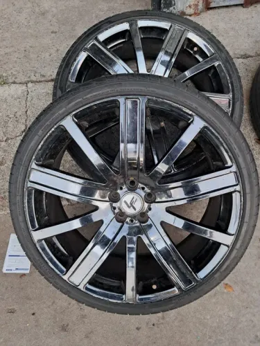 Rodas aro 20 Cromo Black Toyota Corolla 5x100 usadas 