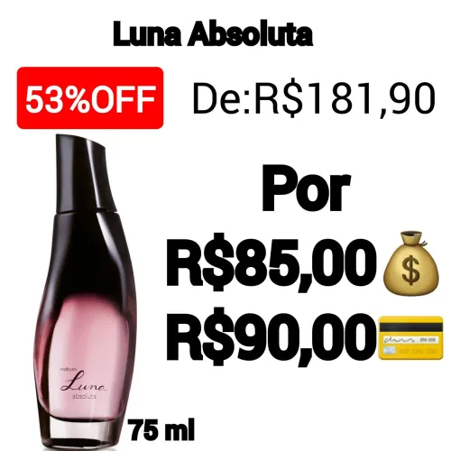 Luna Absoluta Feminino 75ml -Natura
