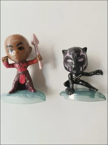 Colecionáveis Pantera Negra: Wakanda Para Sempre - Pantera Negra & Okoye - McDonald's 2022