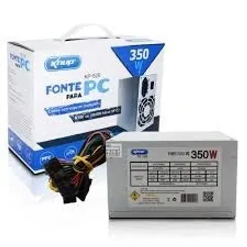 Fonte 350wkp-526 (Honestidade e Qualidade Distribuidora JK Eletrônicos)ATACADO / VAREJO