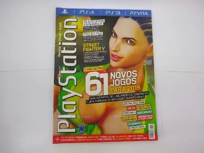 Revista Playstation Ano 17 N. 215: 61 Novos Jogos Para 2016
