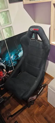 Banco concha smrace camurça+ base cockpit
