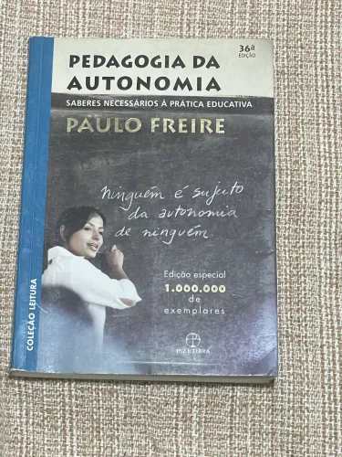 Pedagogia da Autonomia - Paulo Freire - 36ª Ed. (Paz e Terra) - Ótimo Estado