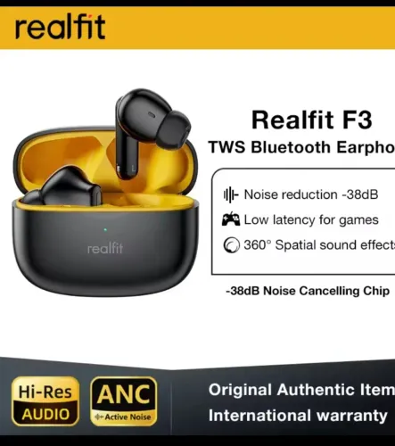 Realfit F3 TWS Bluetooth Earphones
