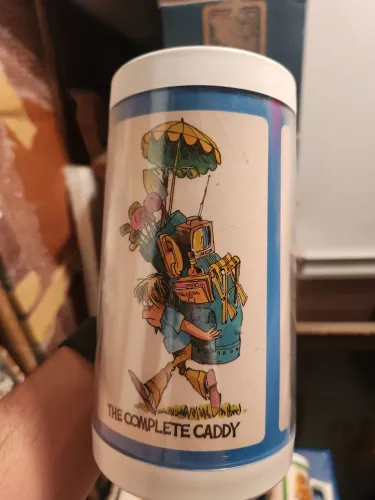 Caneca de plástico vintage 1976 USA 