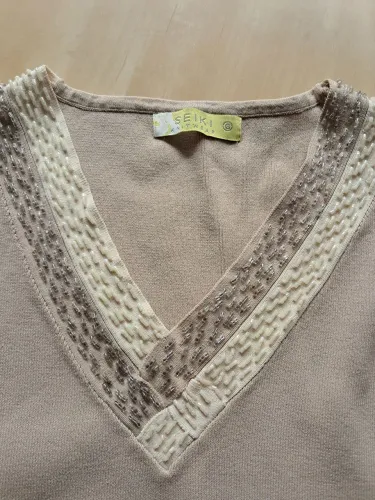 Blusa Bege em Malha