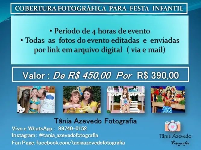 Cobertura fotográfica para evento infantil - Fotógrafa para festa infantil