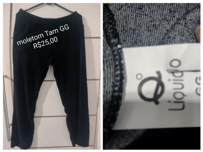 Calça moletom Tam GG 