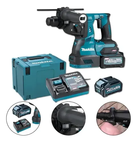 Martelete Max À Bateria 40v Com 2 Baterias Hr001gm201 Makita