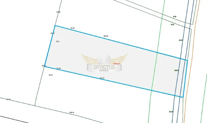Terreno Industrial para Venda e Locação, 8.945,00m² - Bairro Parque Jaçatuba em Santo Andr