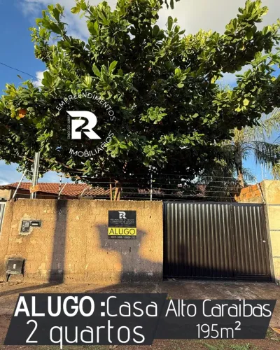 Alugo Casa com 2 Quartos no Alto Das Caraibas. Luziania/GO COD.326