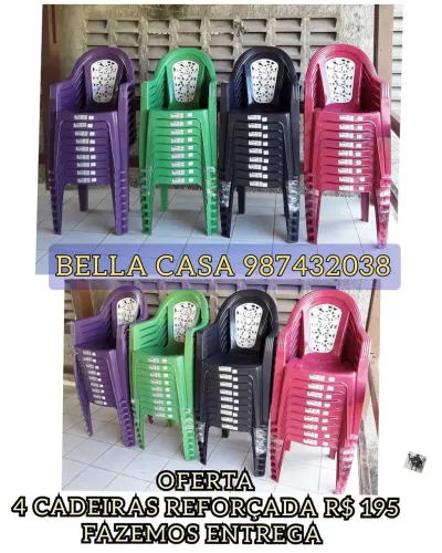 A CADEIRAS REFORÇADAS JF 9U DIAMANTE Z2 EM OFERTA KL 6B ENTREGO