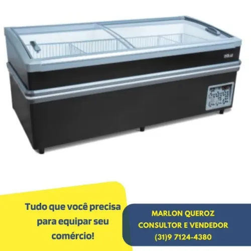 Ilha de Congelados 2M 940 Litros Polar Plus