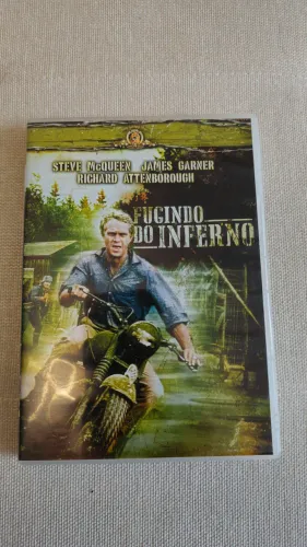 Fugindo do inferno- DVD Steve Mcqueen e Charles Bronson