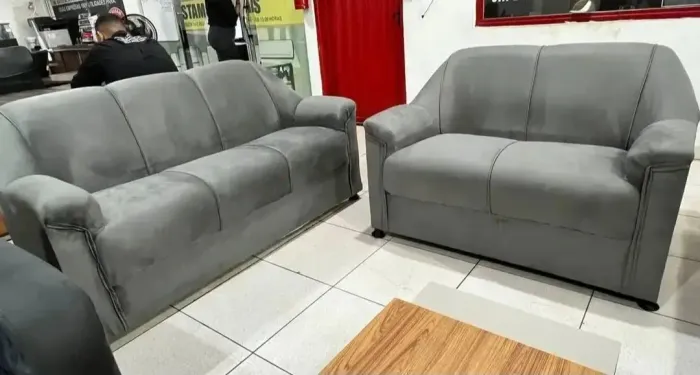 Sofá 2 e 3 Lugares Promoção Pronta Entrega Loja Física