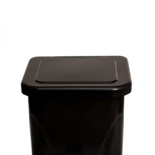 Lixeira 15 Litros com Pedal Preta 