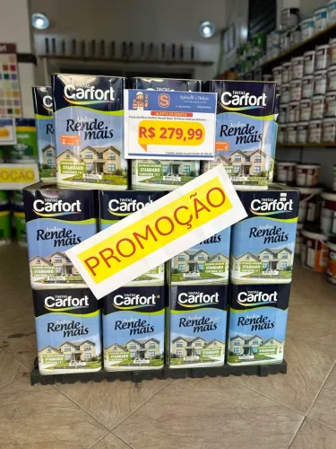 Tinta Acrílica Carfort Rende Mais 18L em Promoção