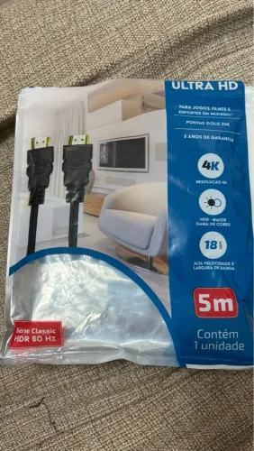 Cabo HDMI Ultra HD 1 Metros - Série Classic HDR 60Hz