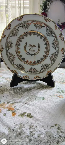 Prato Bodas de Ouro