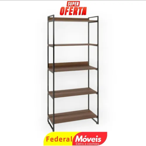 Estante Industrial 5 Prateleiras 1,87x0,80x0,40 - Perfeita para organizar seu espaço