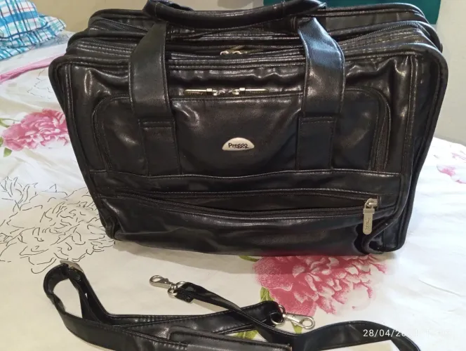 Bolsa Pasta Executiva Preggo Preta