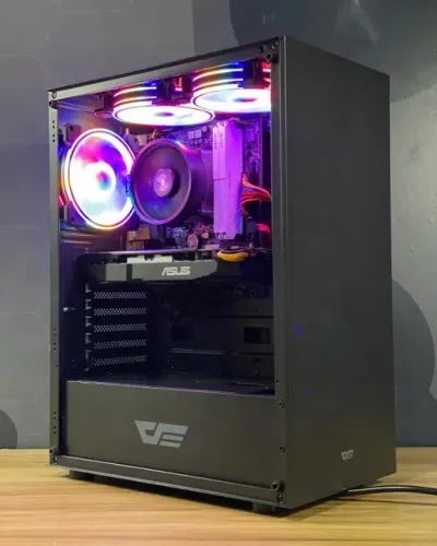 PC Gamer Novo RYZEN 5 + RX 590 + 1 ano de garantia e em até 12x