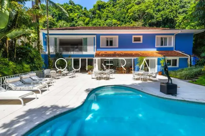 Casa de Luxo no Baixo Gávea Proximo ao Shopping para Venda com 580m² 5 Suítes Rua sem Saíd