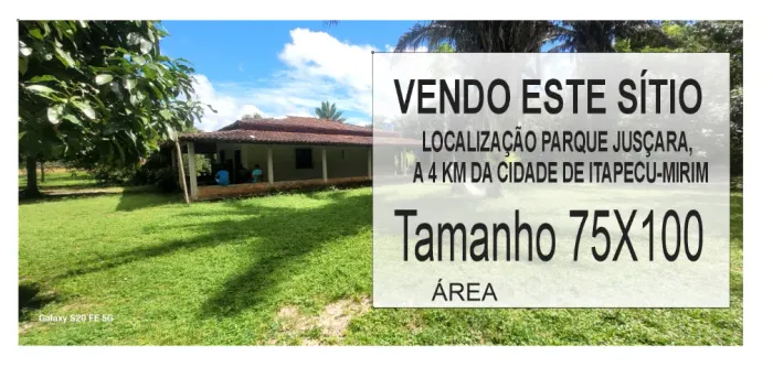 SÍTIO E CASA Excelente oportunidade para quem busca tranquilidade, lazer e contato com a n