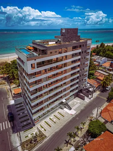 VENDO Flats mobiliados beira mar de Cabedelo | 24m² | R$378Mil