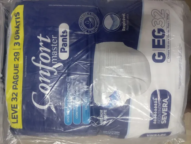 Fralda Geriátrica de alta absorção