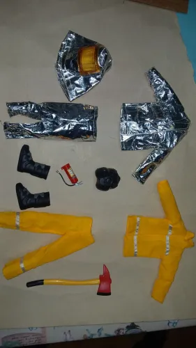 Boneco Falcon 2kits de Bombeiro