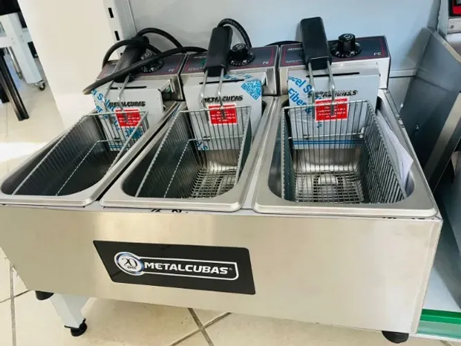 MB FRITADEIRA ELETRICA 3L 3 CUBAS - METALCUBAS