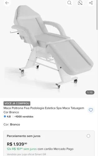 Maca profissional 