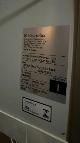 Lava louças Eletrolux novo foi instalado mas nunca usado