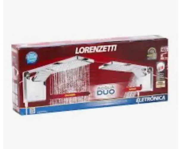 TOP   Ducha Elétrica Lorenzetti Acqua Duo Ultra branco Cromado 7800W 22O