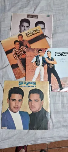 Coleção 4 LPs Zezé Di Camargo & Luciano + Pôsteres Originais
