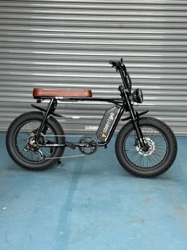 Bicicleta Elétrica Street Go S12 Tourney 7v Preto Aro 20