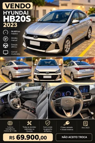 Hyundai HB20S Comfort 1.0 Flex 12V Mec. 2023