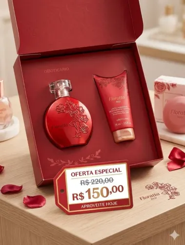 Kit Floratta Red O Boticário 