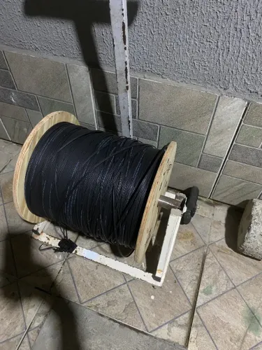 Bobina de cabo fibra óptica/internet