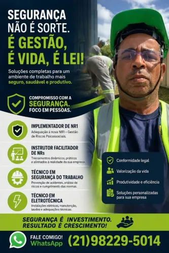 Técnico em segurança do trabalho 