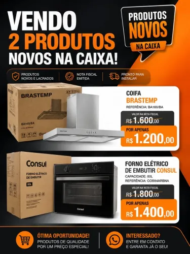 Vende-se Coifa e Forno elétrico