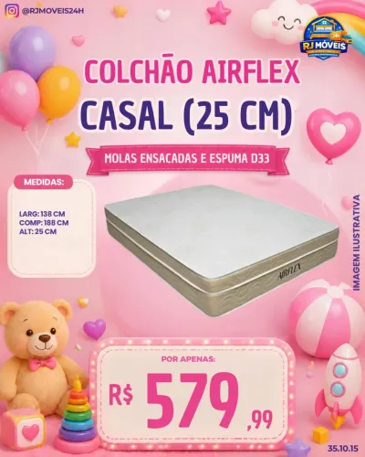 COLCHÃO CASAL D33
