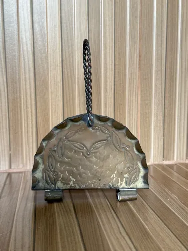 porta guardanapo vintage metal