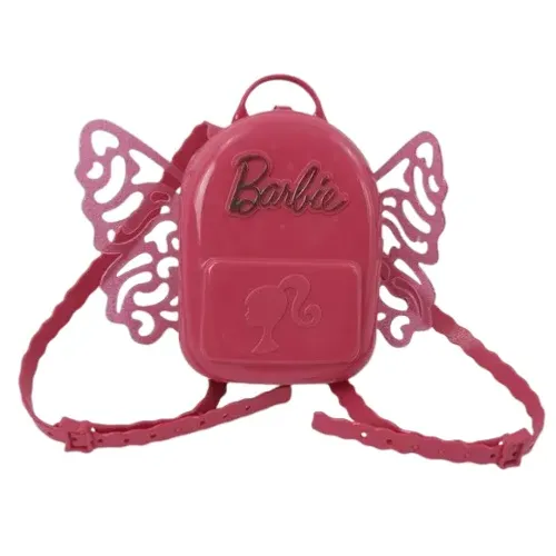 MINI MOCHILA BARBIE COM ASAS DE FADA BORBOLETA - GRENDENE KIDS - USADO 