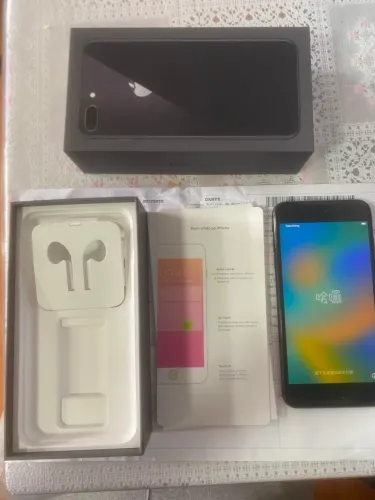 iphone 8 plus/fone/carregador