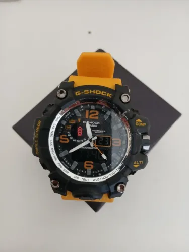 Relógio casio amarelo