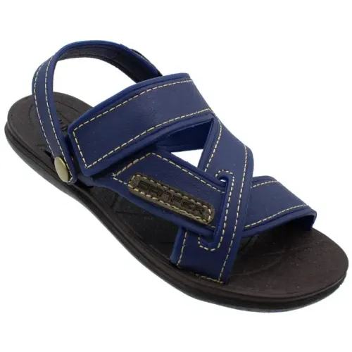 Sandália Masculina Infantil Menino Danper Marinho Papete D6604M
