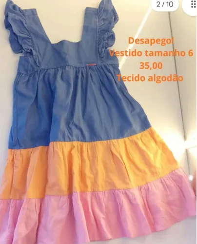 Vestido Infantil Tamanho 6